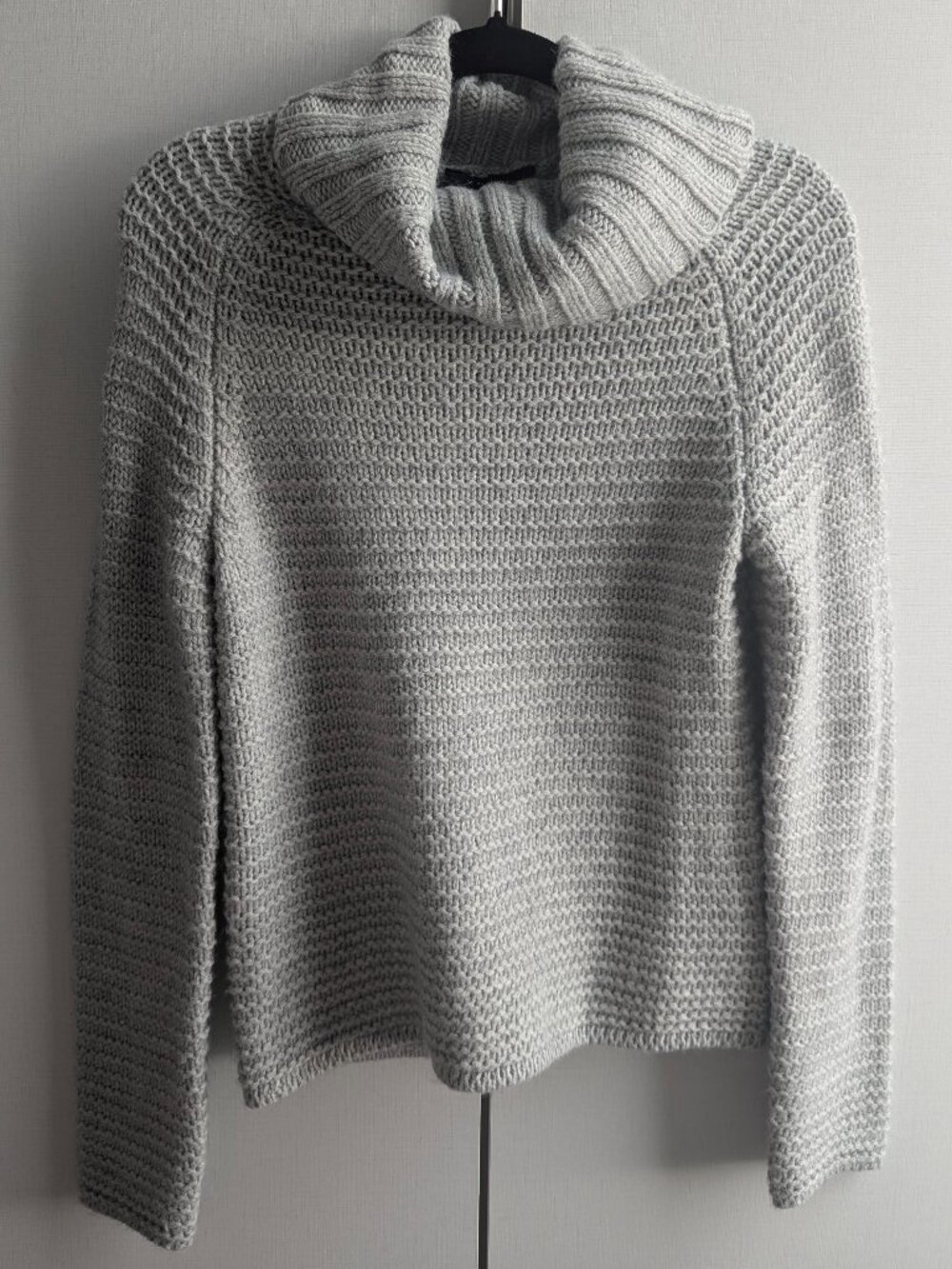 Grey Turtleneck Sweater